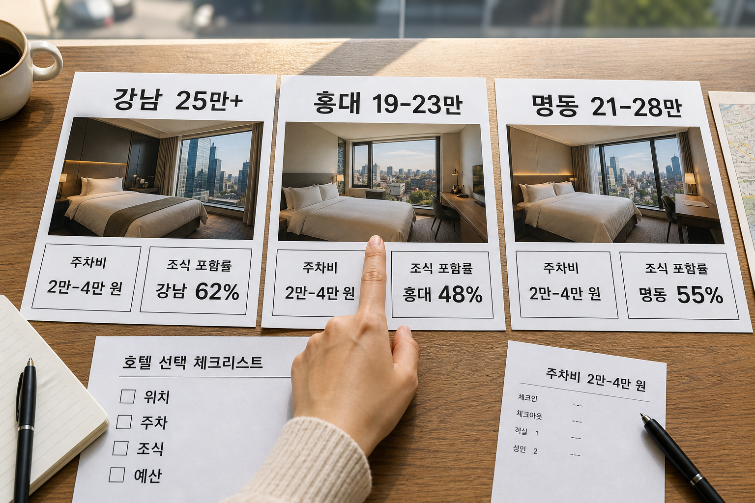 서울 호캉스 예약 체크리스트